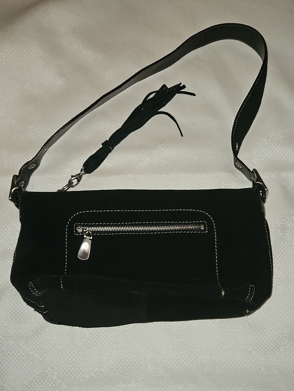 Black Suede Apt 9 Shoulder Bag - Women